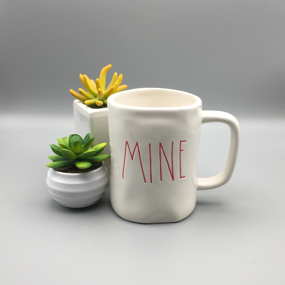 New Rae Dunn "MINE" Coffee Mug Pre 2018